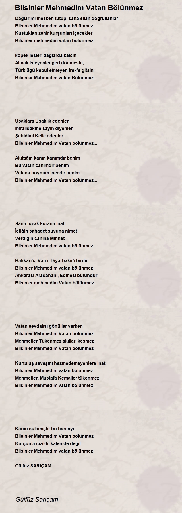 Gülfüz Sarıçam