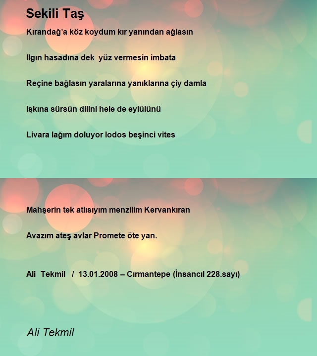 Ali Tekmil