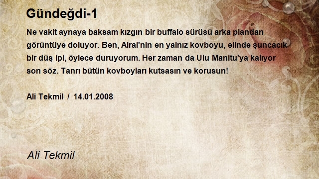 Ali Tekmil