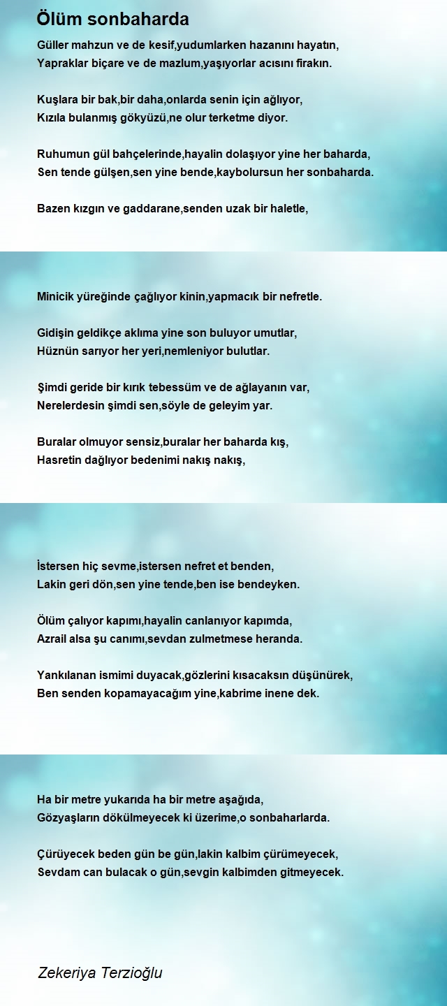 Zekeriya Terzioğlu