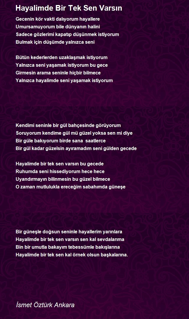 İsmet Öztürk Ankara