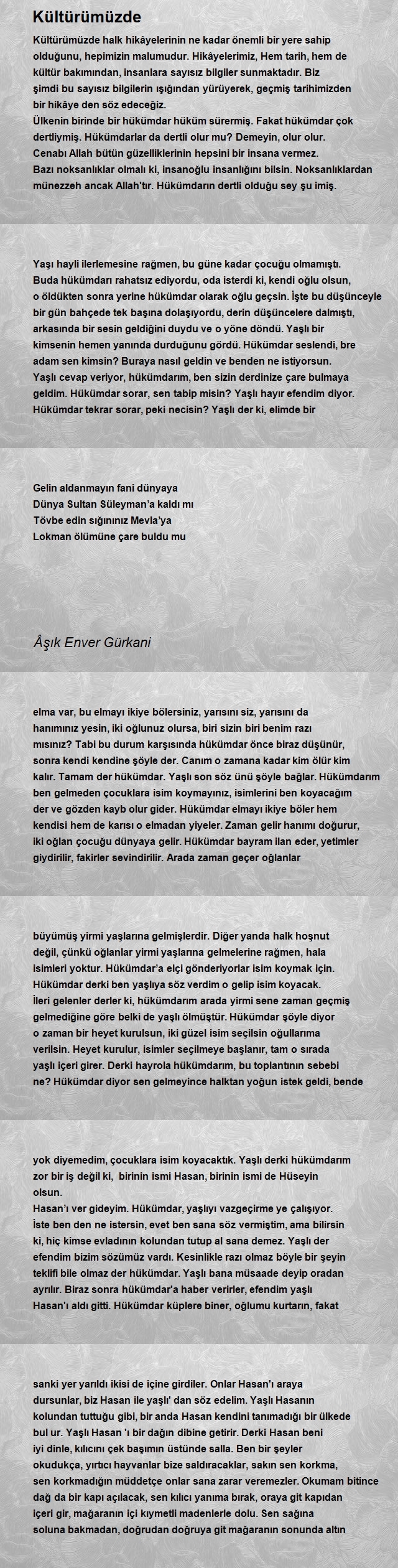Âşık Enver Gürkani