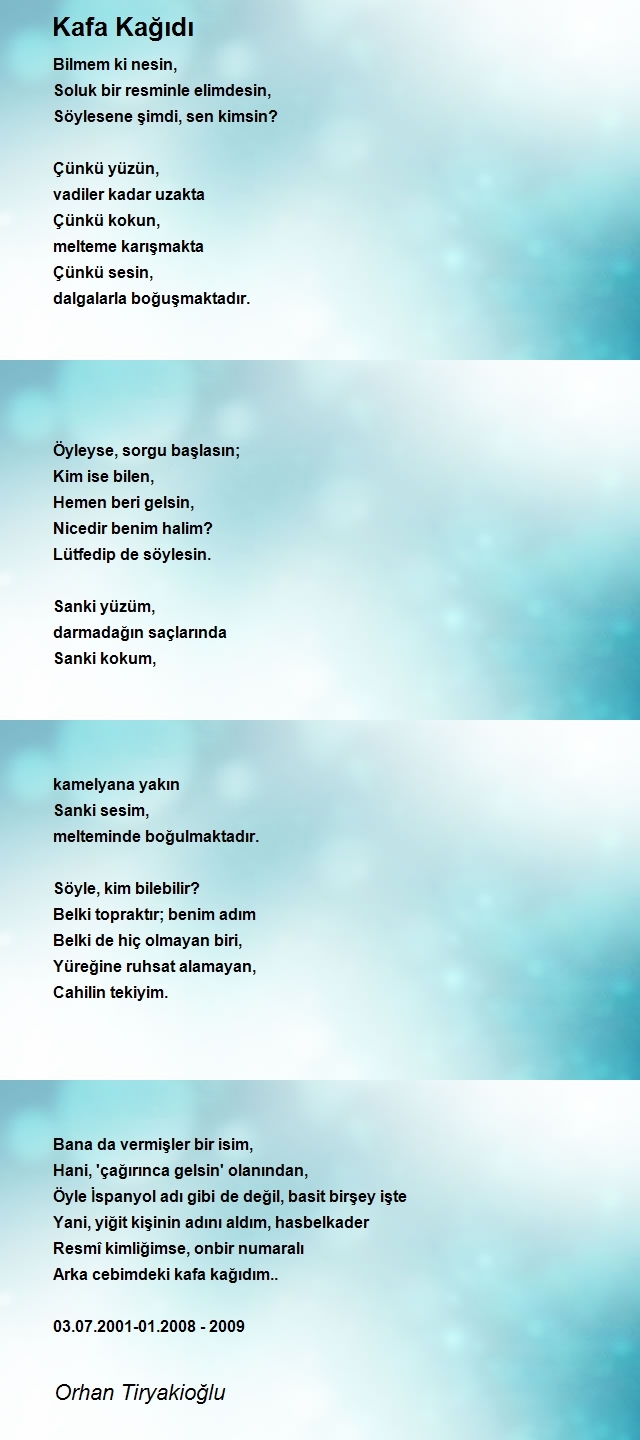 Orhan Tiryakioğlu