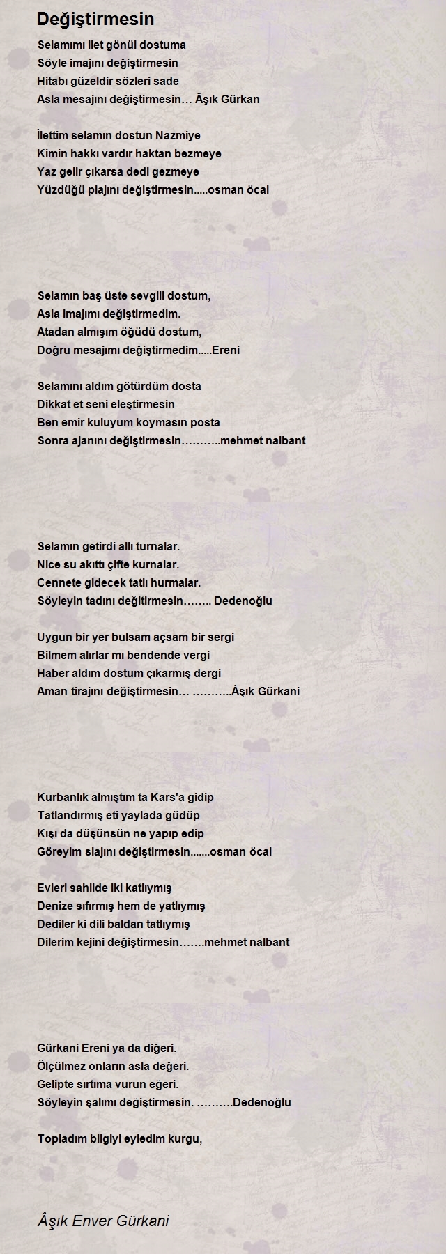 Âşık Enver Gürkani