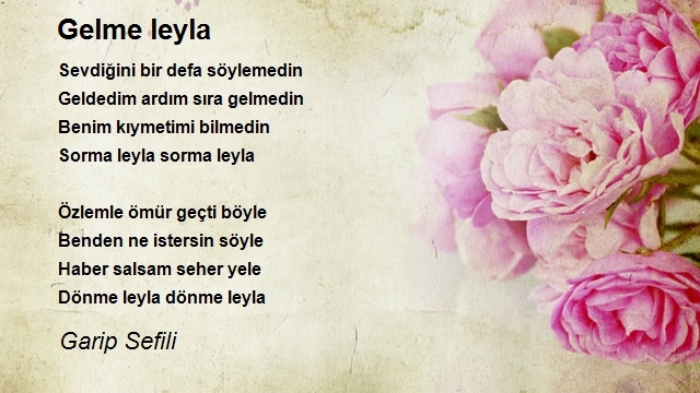 Garip Sefili