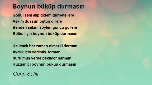 Garip Sefili