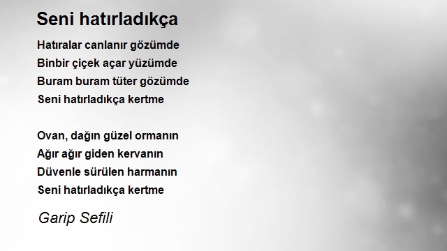 Garip Sefili