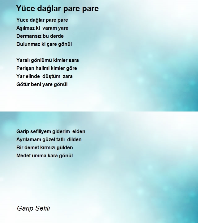 Garip Sefili