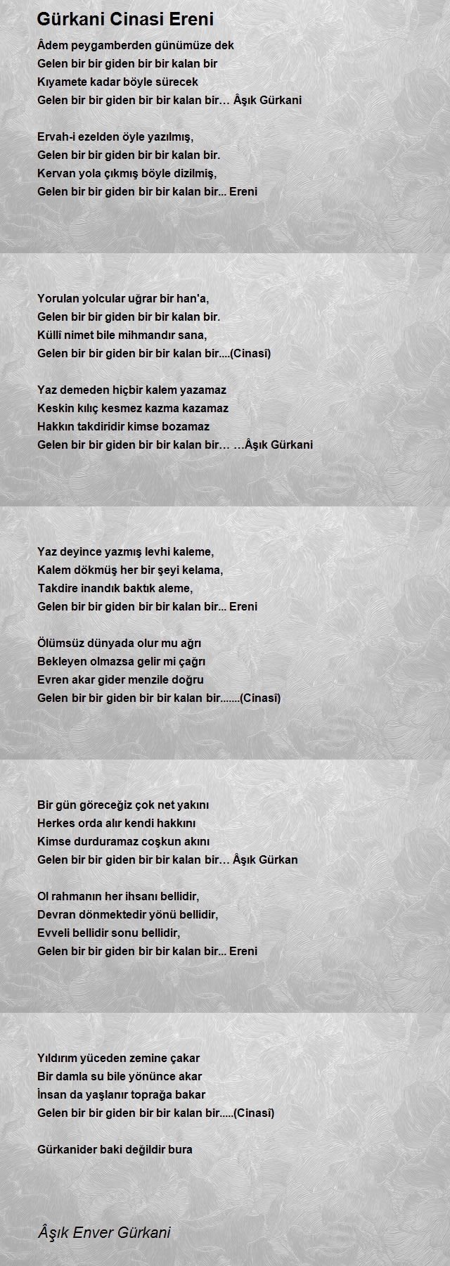 Âşık Enver Gürkani