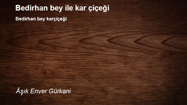 Âşık Enver Gürkani
