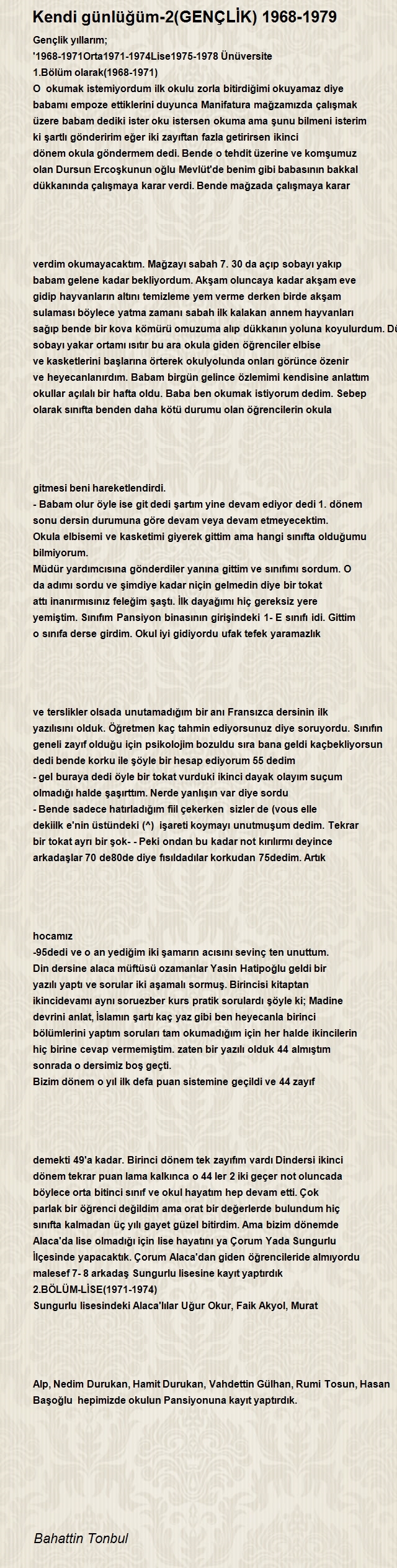 Bahattin Tonbul