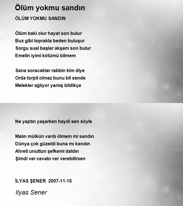 Ilyas Sener