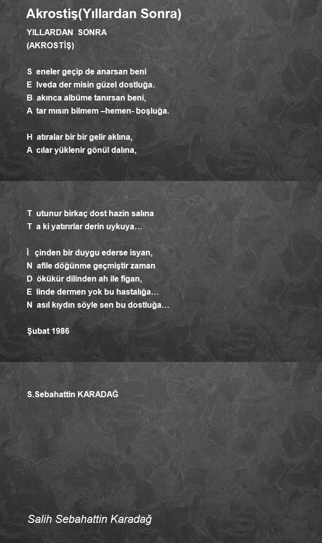 Salih Sebahattin Karadağ