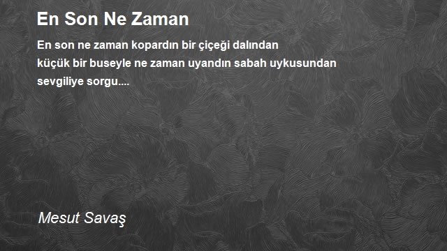 Mesut Savaş