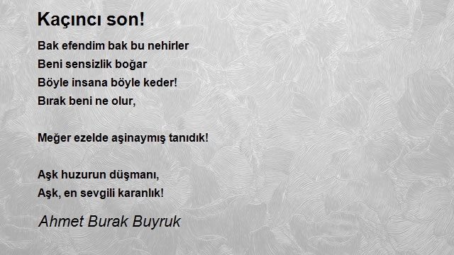 Ahmet Burak Buyruk