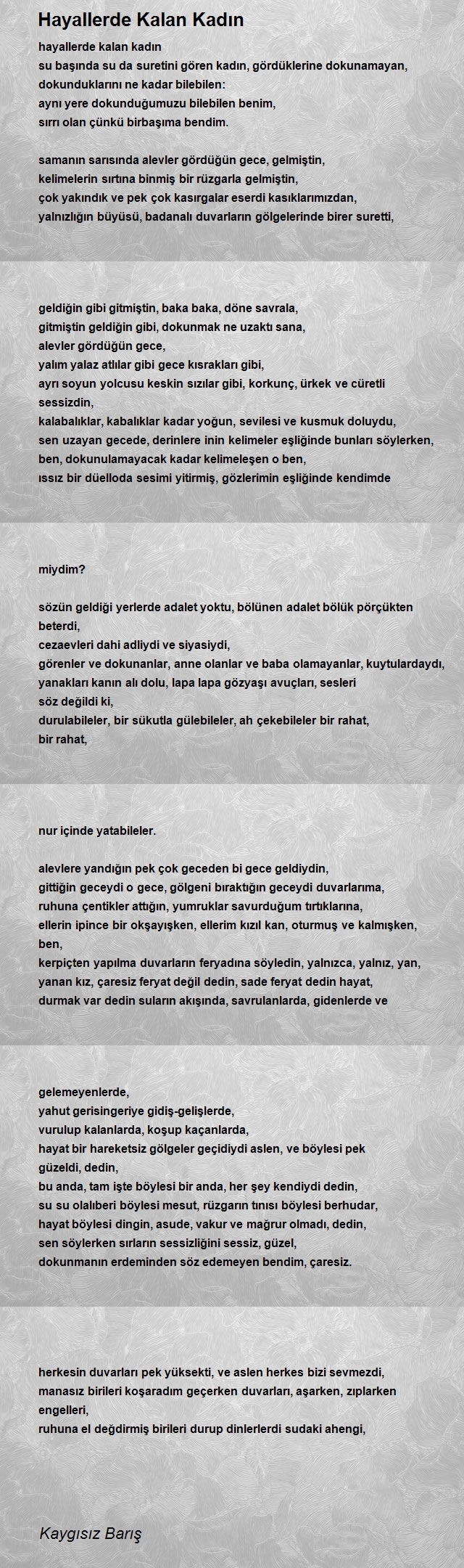 Kaygısız Barış