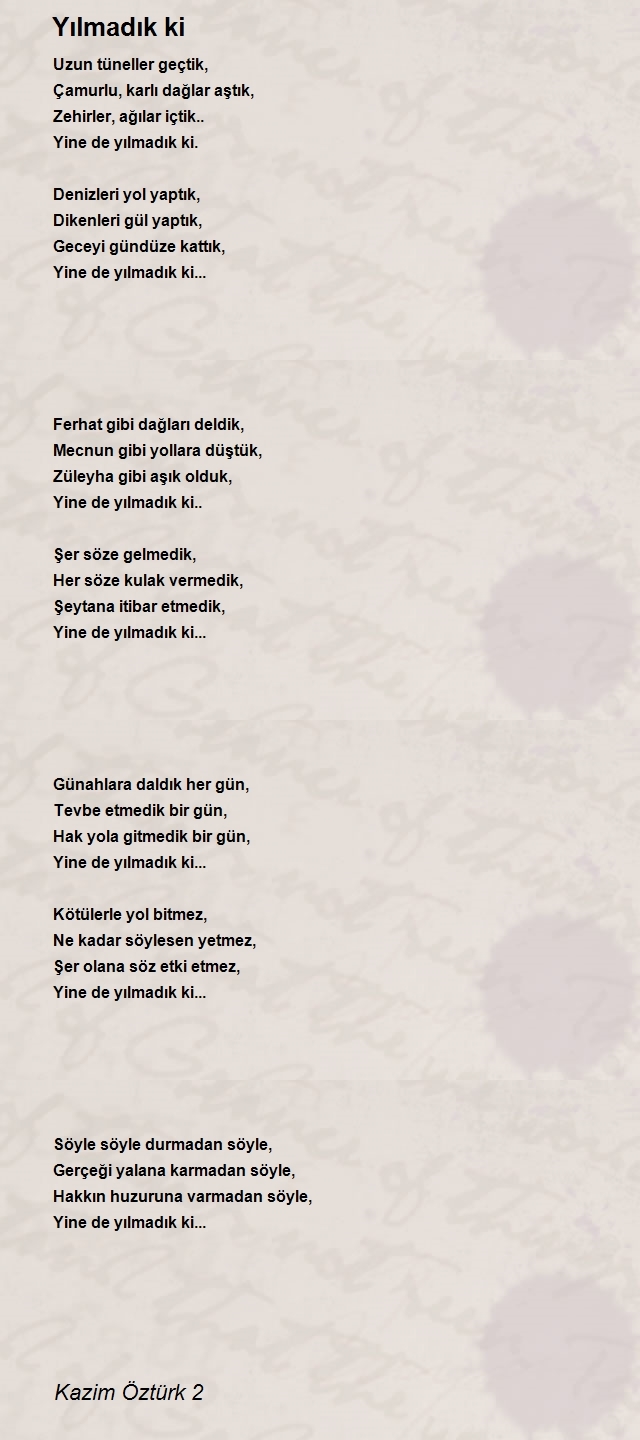 Kazim Öztürk 2