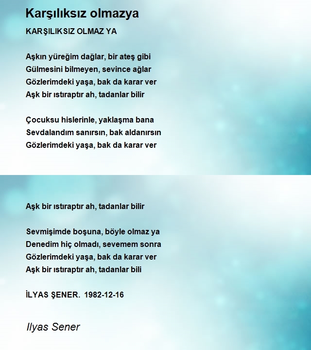 Ilyas Sener