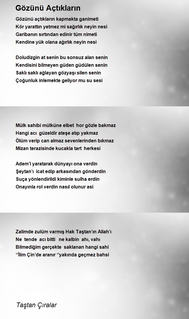 Taştan Çıralar