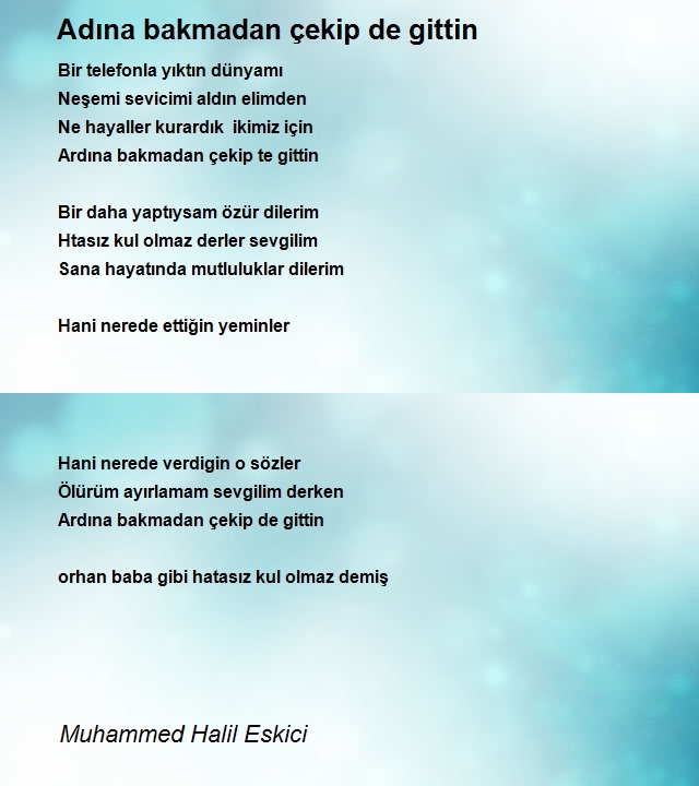 Muhammed Halil Eskici