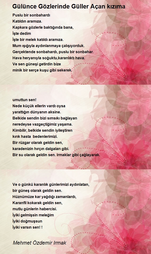 Mehmet Özdemir Irmak