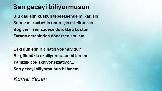 Kemal Yazan