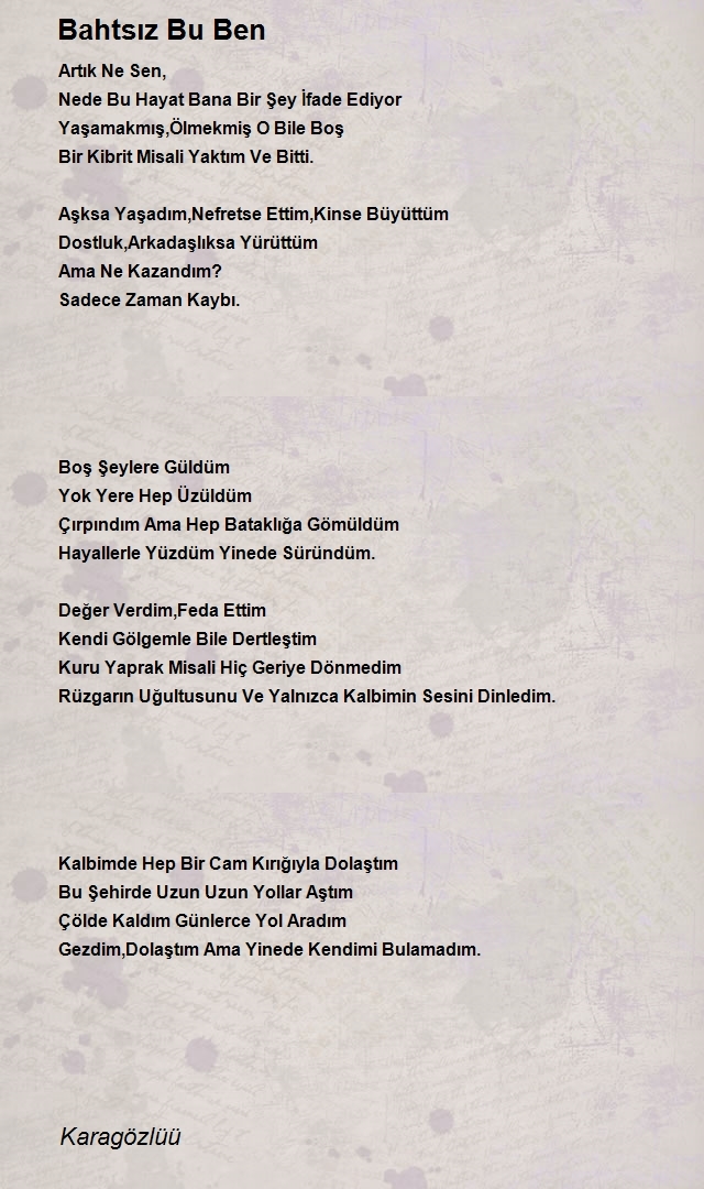 Şair Karagözlüü
