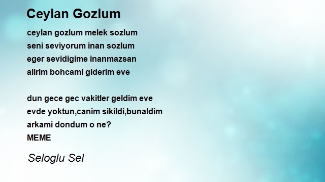 Seloglu Sel