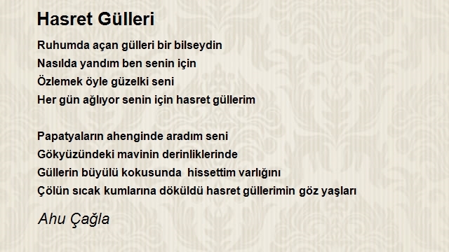 Ahu Çağla