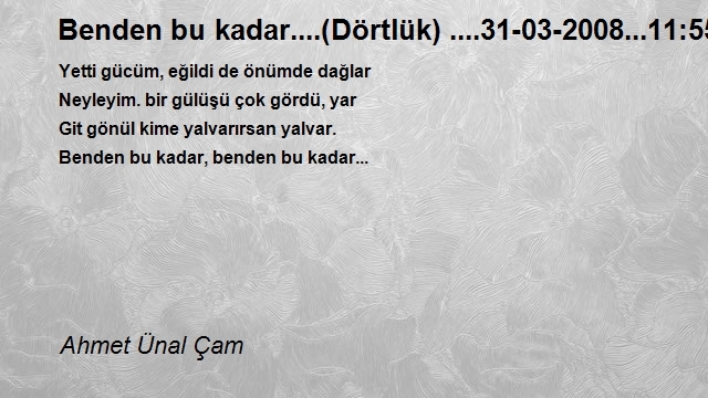 Ahmet Ünal Çam