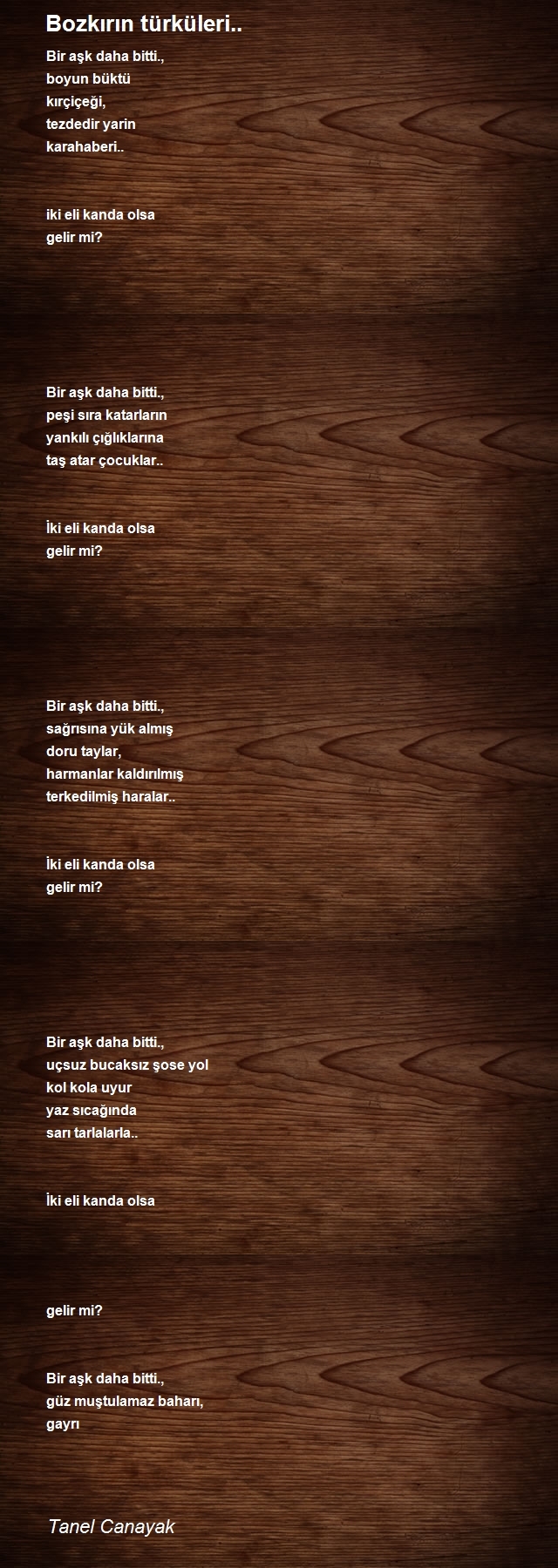Tanel Canayak