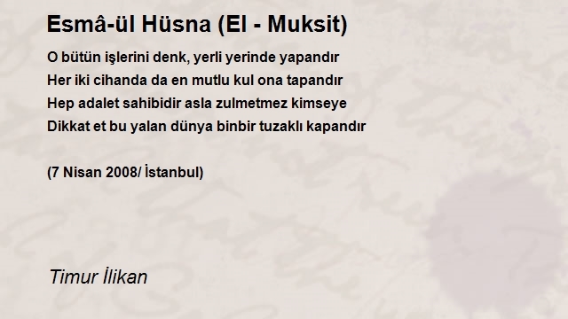Timur İlikan