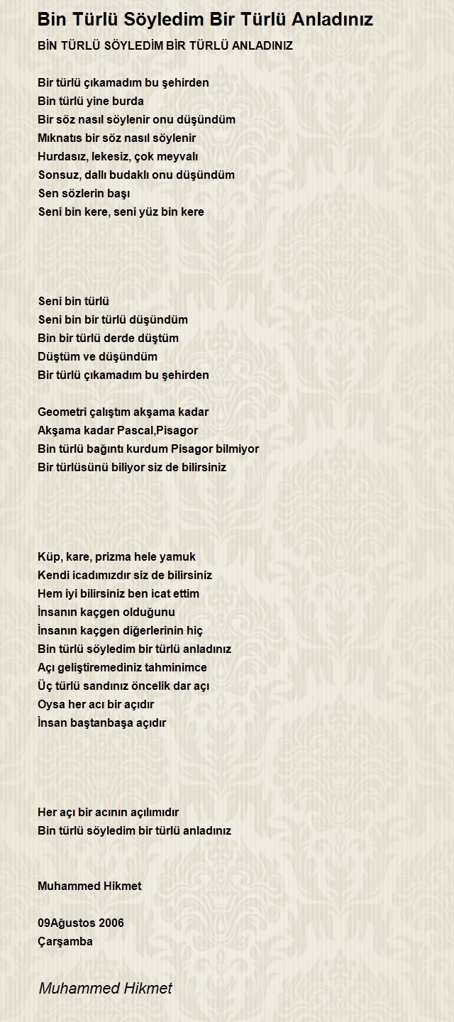 Muhammed Hikmet