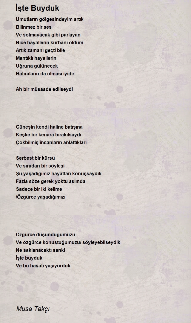 Musa Takçı