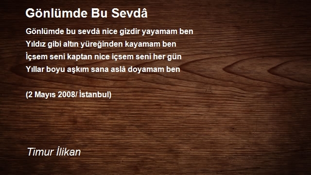 Timur İlikan