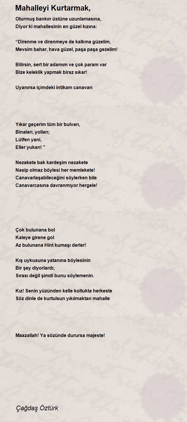 Çağdaş Öztürk