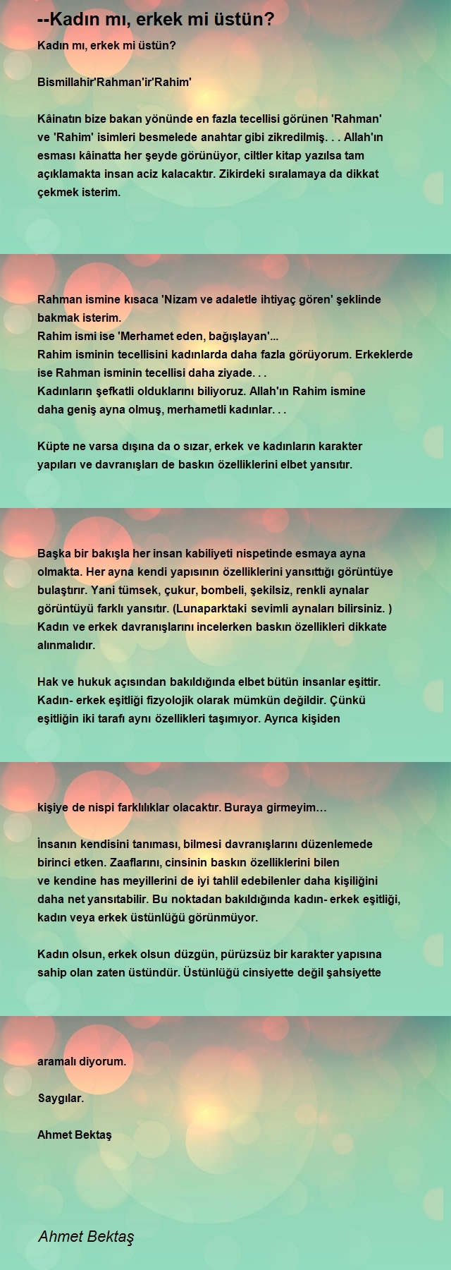 Ahmet Bektaş
