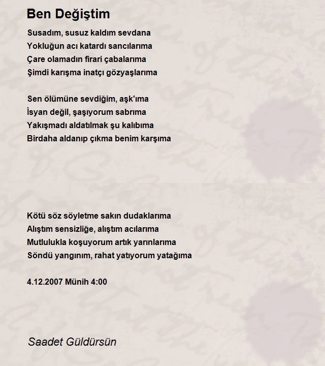 Saadet Güldürsün