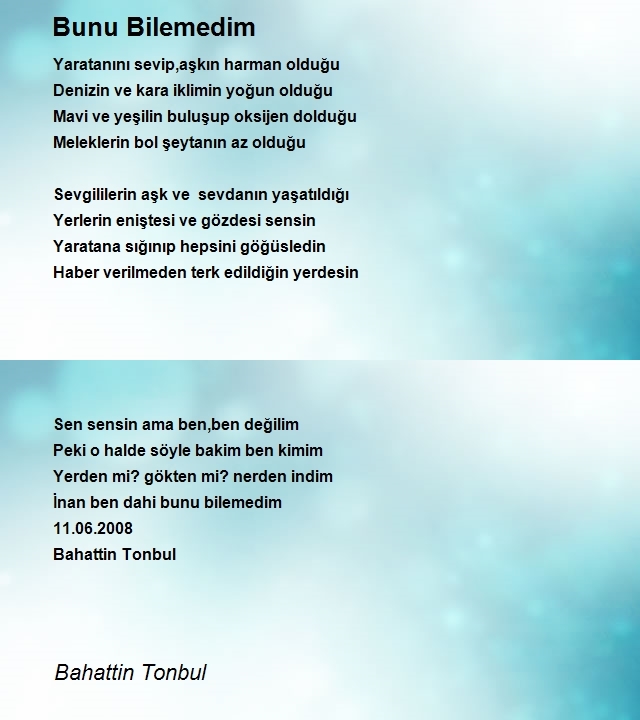 Bahattin Tonbul