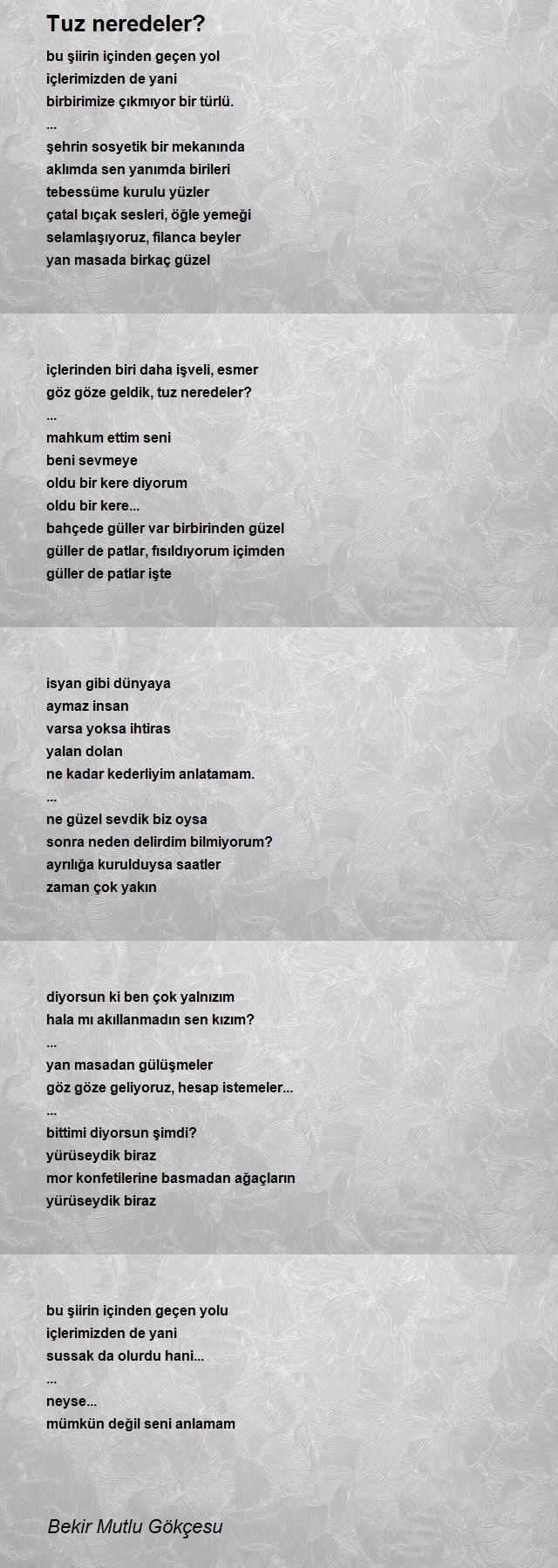 Bekir Mutlu Gökçesu