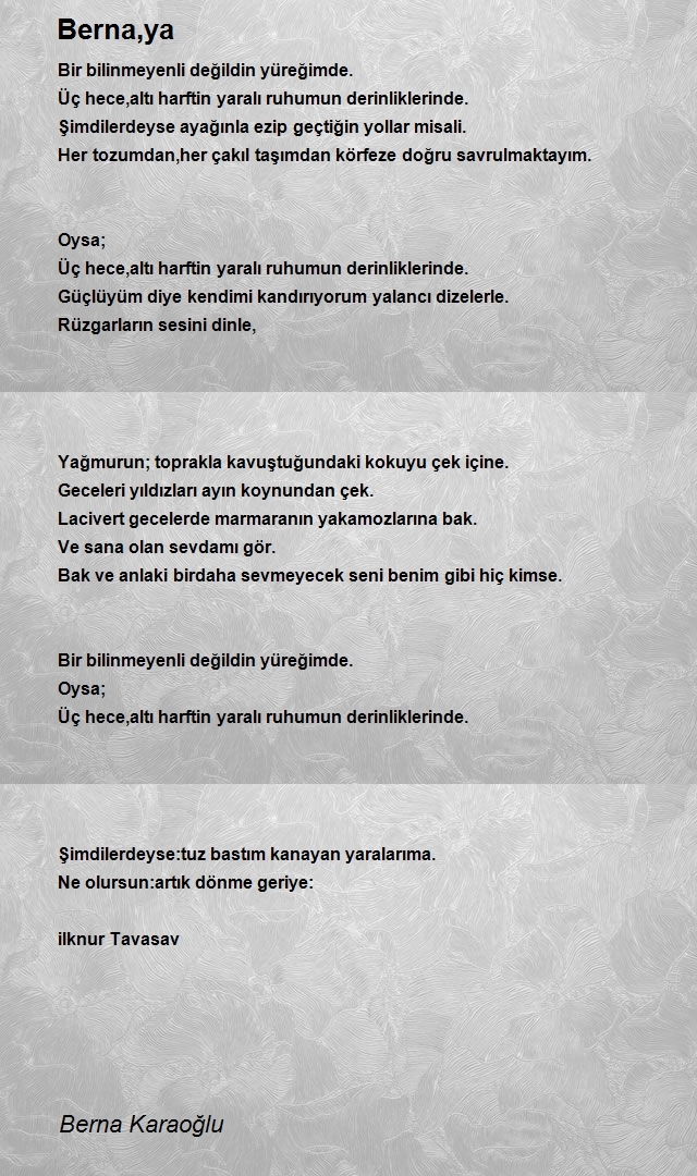 Berna Karaoğlu