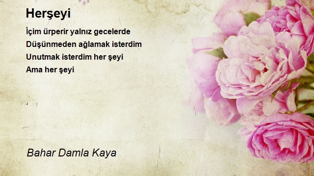 Bahar Damla Kaya