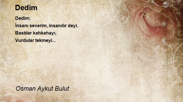 Osman Aykut Bulut