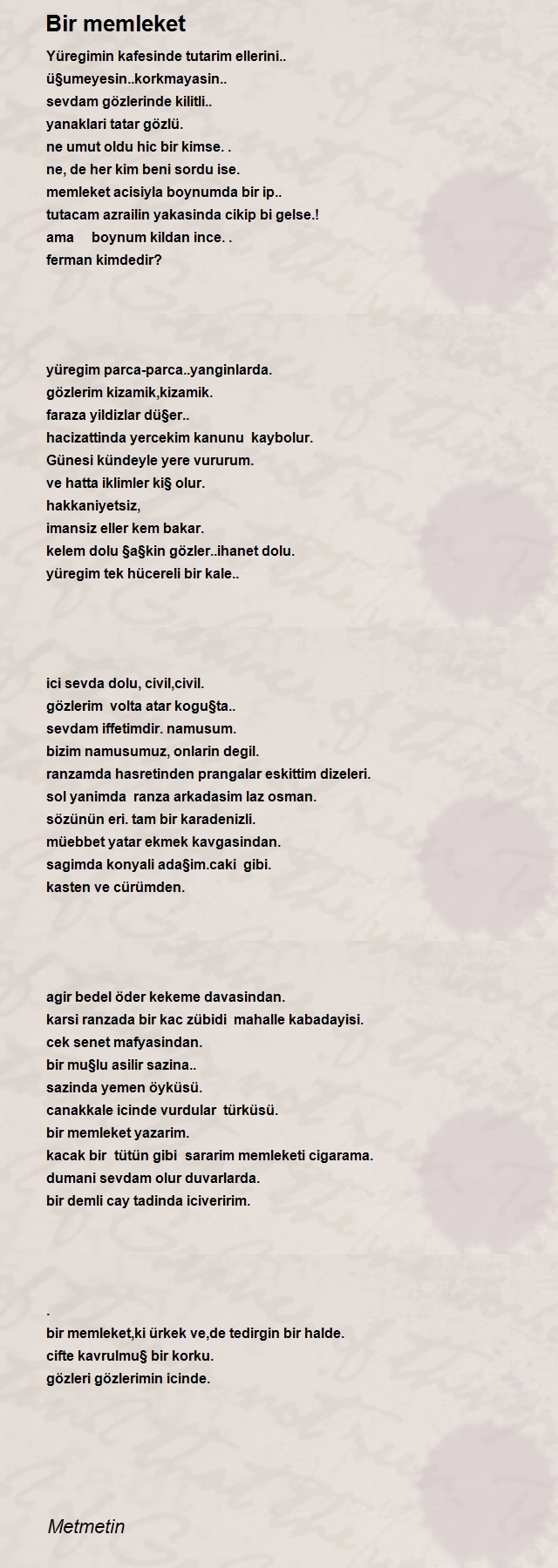 Şair Metmetin