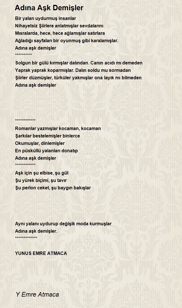 Y Emre Atmaca
