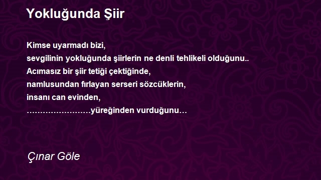 Çınar Göle