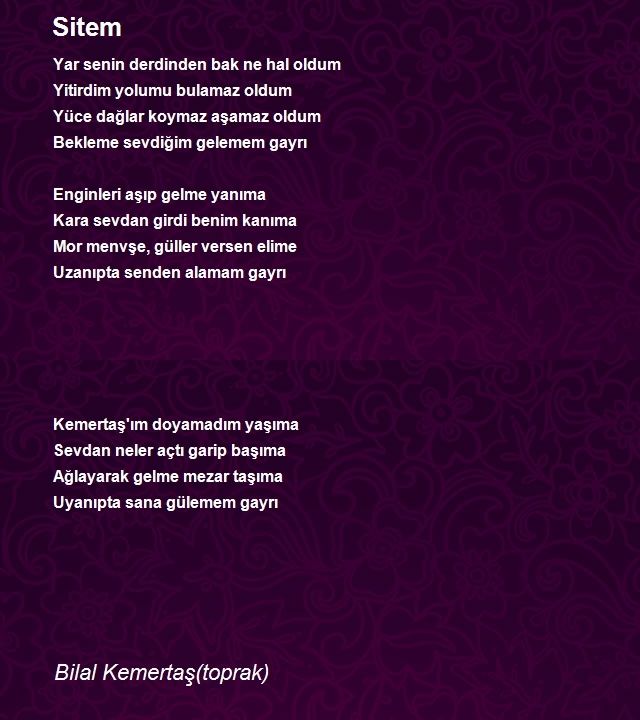Bilal Kemertaş(toprak)
