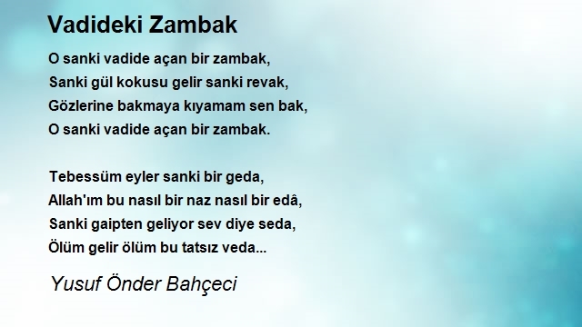 Yusuf Önder Bahçeci