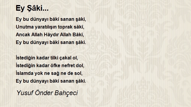 Yusuf Önder Bahçeci