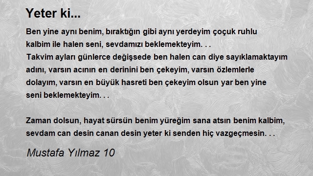 Mustafa Yılmaz 10